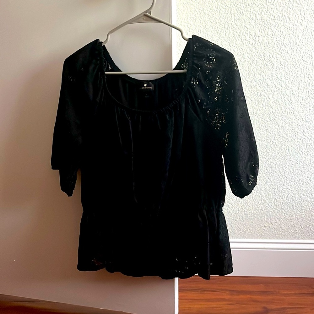 Beautiful black top.